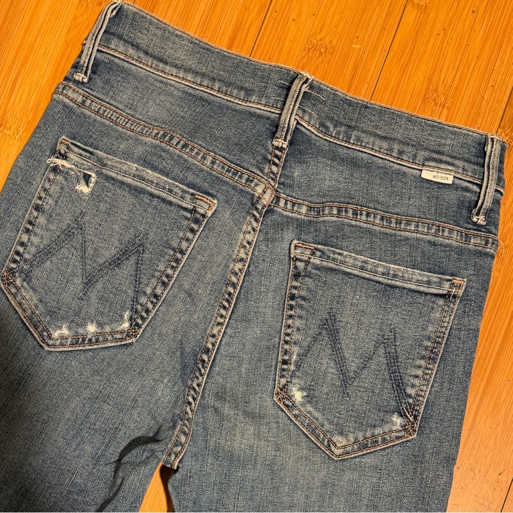 MOTHER The Insider Crop Step Chew in Dancing on Coals Size 26 - Picture 7 of 16